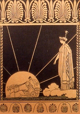 hera.jpg - Ilustración, Stories from Livy, 1885. Hera manda a Helios en una misión. Su diadema y pañuelo indican su estatus como esposa de Zeus. Sobre su cetro aparece un cuclillo, el mensajero de la primavera.